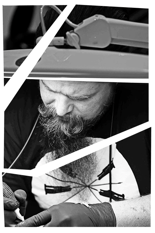 Portrait d’Alex Needles, fondateur de The Needles Factory